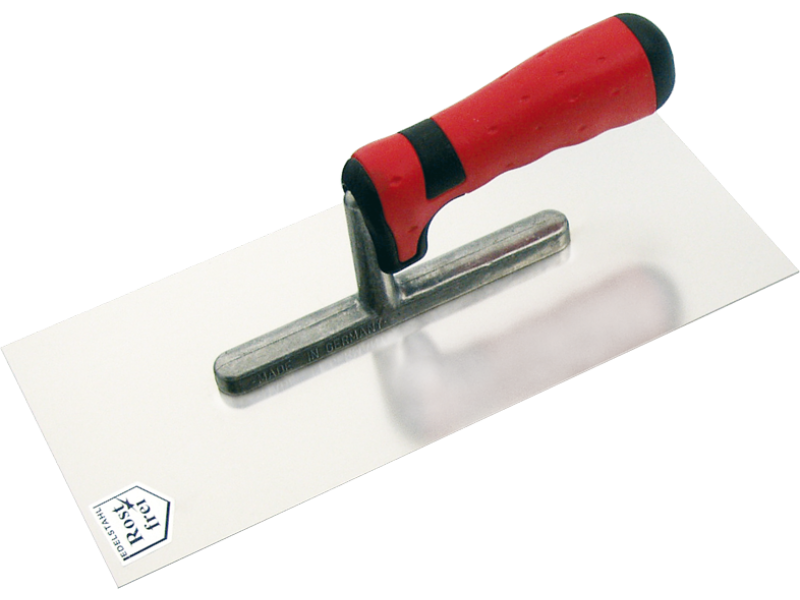 Glättekelle Metall rostfrei mit Softgriff 280x130mm