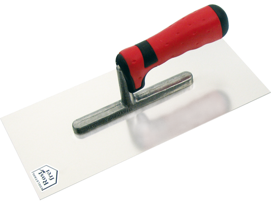 Glättekelle Metall rostfrei mit Softgriff 280x130mm